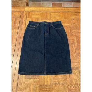LRL LAUREN RALPH LAUREN DENIM SKIRT SIZE 4